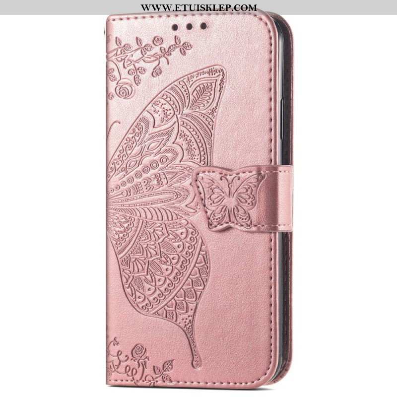 Etui Folio do Sony Xperia 1 IV Barokowy Motyl